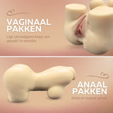 Erodit Love Doll 3,5 kg 33 cm, Sexpop Masturbator, een realistische sensuele ervaring inclusief glijmiddel