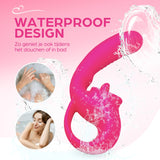 Erodit Double Sensation 2-in-1-Vibrator. USB wiederaufladbar, Rosa