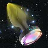 Erodit Lightning buttplug 10 vibratie en licht standen met afstandsbediening