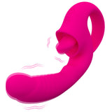 Erodit double sensation 2 in 1 vibrator. USB rechargeable Pink