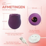 Erodit Silikon-Luftdruckvibrator Lila, USB wiederaufladbar