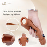 Realistische Peniskondomhülle mit Penisring