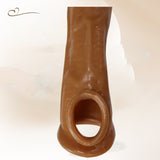 Realistische Peniskondomhülle mit Penisring