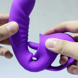 Erodit Double Sensation 2-in-1-Vibrator. USB wiederaufladbar, Rosa