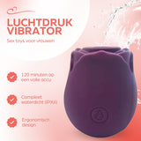 Erodit Silikon-Luftdruckvibrator Lila, USB wiederaufladbar