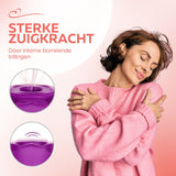 Erodit Silikon-Luftdruckvibrator Lila, USB wiederaufladbar