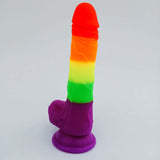 Erodit Rainbow Dildo - Pride LGBTQIA+ colors Dildo (4 sizes)