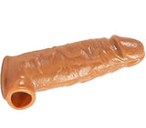 Realistische Peniskondomhülle mit Penisring