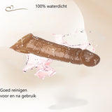 Realistische Peniskondomhülle mit Penisring