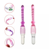 Erodit Flirting Anale Kralen Dildo Vibrator, inclusief batterijen