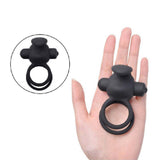 Erodit vibrierender Doppel-Penisring mit 10 verschiedenen Vibrationen