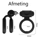 Erodit Silicone clitoris stimulating vibration cock ring