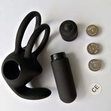 Erodit vibrierender Doppel-Penisring mit 10 verschiedenen Vibrationen