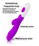 Erodit Tarzan dildo vibrator Purple, including batteries
