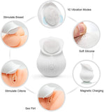 Erodit Flower Rose Klitoris-Stimulator, über USB wiederaufladbar